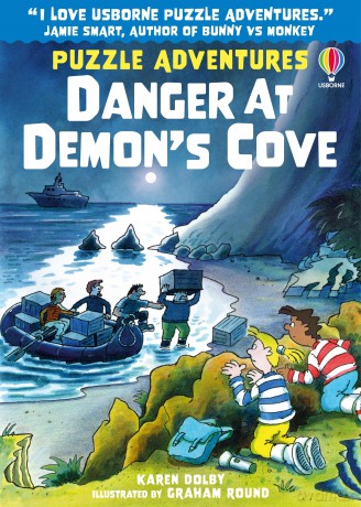 Danger at Demon's Cove (Puzzle Adventures) - Abigail Wheatley [KSIĄŻKA]