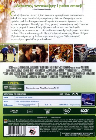 Niezwykłe życie Timothy'ego Greena [DVD]