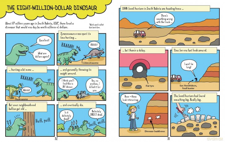 Digging for Dinosaurs (Comic Strip Science Adventures) - Paul Mason [KSIĄŻKA]