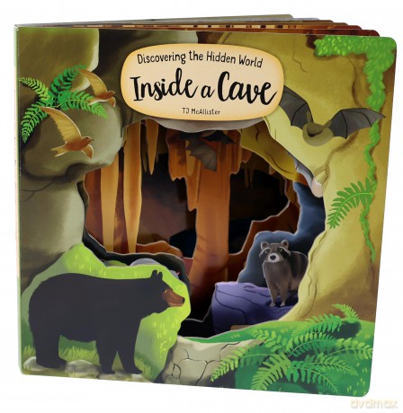 Discovering the Hidden World Inside a Cave (Happy Fox Books) Board Book Teaches Kids Ages 3-6 about Caves, with Unique Cut-Out Shapes, Educational Facts, and Vocabulary Words (Peek Inside) - Tj Mcallister [KSIĄŻKA]