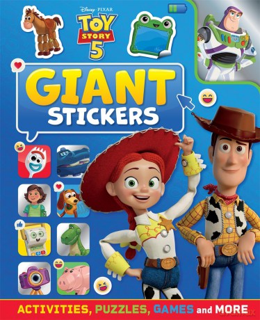 Disney Pixar Toy Story 5: Giant Stickers: Activity book packed with puzzles, games, stickers and more! [KSIĄŻKA]