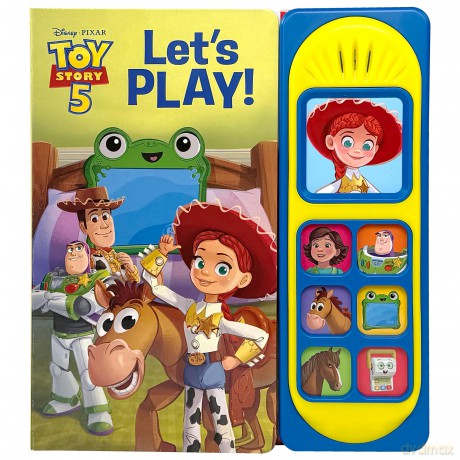 Disney Pixar Toy Story 5: Let's Play! 7 Button Sound Book - Pi Kids [KSIĄŻKA]