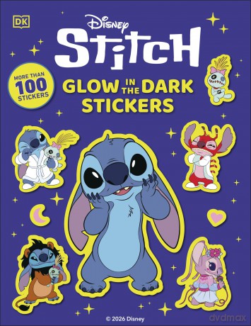 Disney Stitch Glow in the Dark Ultimate Sticker Book - Dk [KSIĄŻKA]