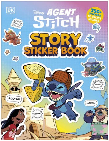 Disney Stitch Story Sticker Book - Dk [KOMIKS]