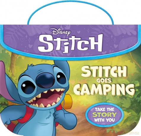 Disney Stitch: Stitch Goes Camping: An on-the-go storybook adventure | Perfect for travelling and bedtime stories - Unknown [KSIĄŻKA]