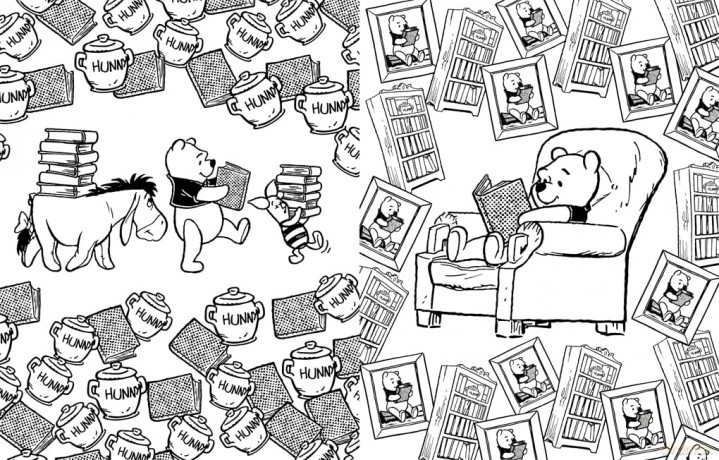 Disney Winnie the Pooh - Time to Unwind Colouring Book: A Mindful Colouring Journey - Walt Disney [KSIĄŻKA]