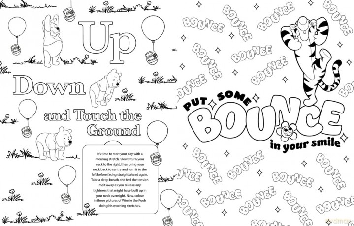 Disney Winnie the Pooh - Time to Unwind Colouring Book: A Mindful Colouring Journey - Walt Disney [KSIĄŻKA]