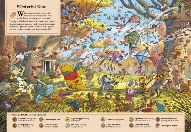 Disney Winnie The Pooh 100 Things to Find in the Hundred Acre Wood: A Search and Find Activity Book - Walt Disney [KOMIKS]