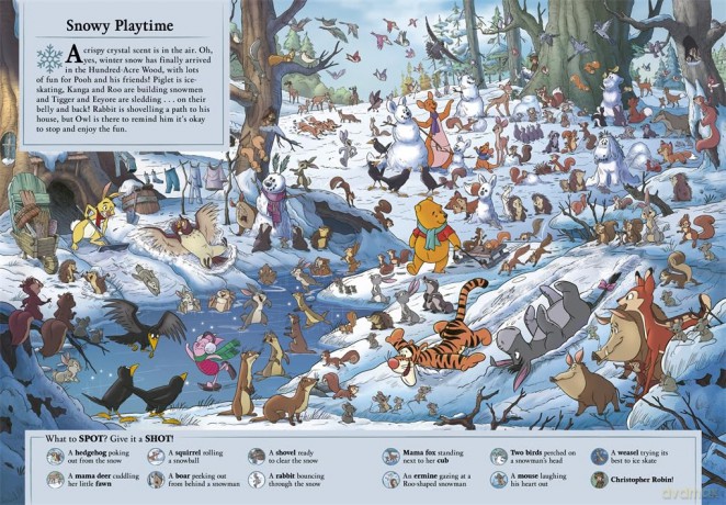 Disney Winnie The Pooh 100 Things to Find in the Hundred Acre Wood: A Search and Find Activity Book - Walt Disney [KOMIKS]