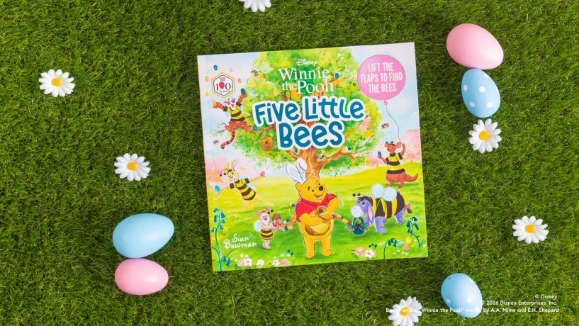 Disney Winnie the Pooh: Five Little Bees: A lift-the-flap picture book: Lift the flaps to find the bees! - Georgina Kyriacou [KSIĄŻKA]