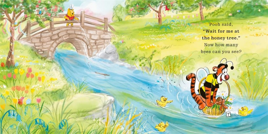 Disney Winnie the Pooh: Five Little Bees: A lift-the-flap picture book: Lift the flaps to find the bees! - Georgina Kyriacou [KSIĄŻKA]