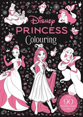 Disney: Princess Colouring: Intricate and magical designs for the ultimate screen-free mindfulness activity [KSIĄŻKA]
