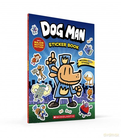 Dog Man the Movie: Official Sticker Activity Book (Dog Man Movie) - Scholastic [KOMIKS]
