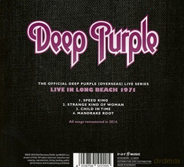 Deep Purple: Long Beach 1971 (digipack) [CD]