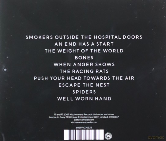 Editors: An End Has A Start [CD]