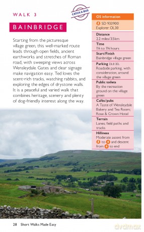 Dog Walks Yorkshire Dales | Ordnance Survey | 10 Dog-friendly Walks for All | Short Walks Made Easy | Guidebook | Yorkshire Dales | National Park | England | Maps - Sally Outram [KSIĄŻKA]