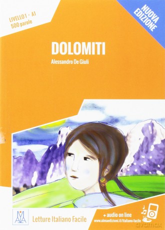 Dolomiti + online audio. A1. Nuova edizione: Dolomiti. Libro + online MP3 audio - Carlotta Vagnoli [KSIĄŻKA]