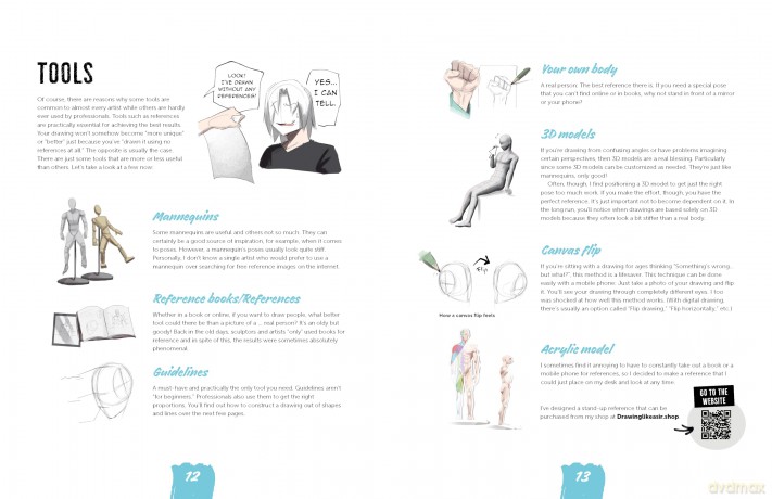 Draw Like a Mangaka: Anatomy: A Comprehensive Anatomical Reference - Master Anatomy, Figure Drawing and Poses - Marcel Kuhn [KOMIKS]