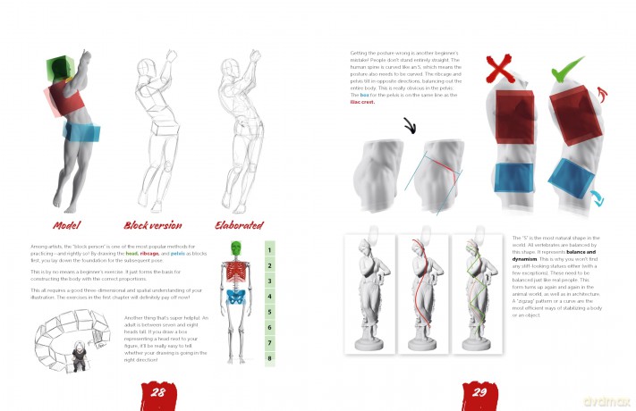 Draw Like a Mangaka: Anatomy: A Comprehensive Anatomical Reference - Master Anatomy, Figure Drawing and Poses - Marcel Kuhn [KOMIKS]