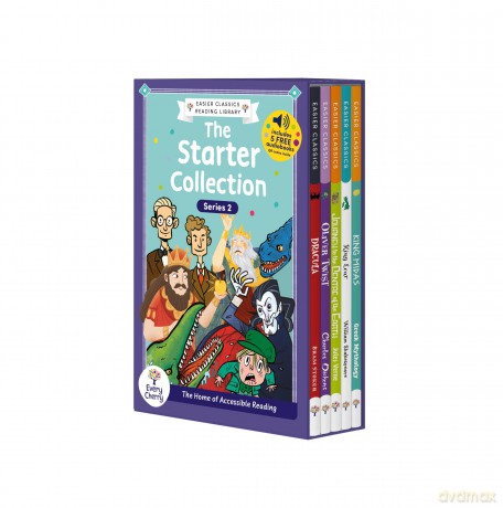 Easier Classics Reading Library: The Starter Collection Series 2 - 5 Books Collection Box Set with Free Audiobooks! - No Author Stated [KSIĄŻKA]