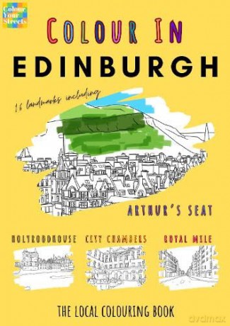 Edinburgh Colouring Book (A4) - Colour Your Streets [KSIĄŻKA]