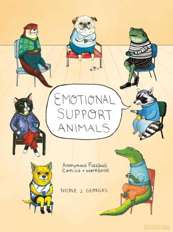 Emotional Support Animals: Anonymous Fuzzball Comics + Workbook - Nicole Georges [KSIĄŻKA]
