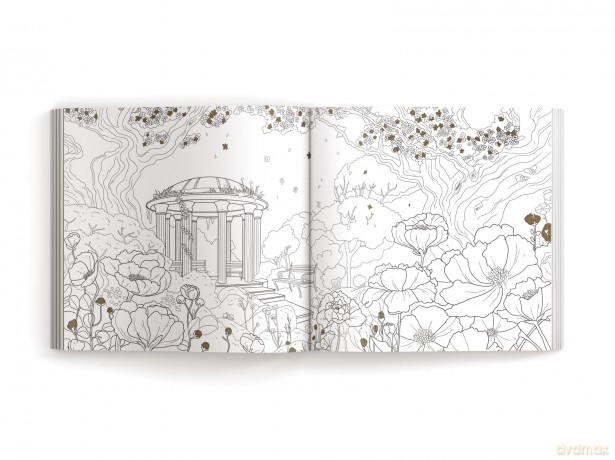 Enchanted: Color Your Way Through Nature's Hidden Gems - Cider Mill Press (E) [KSIĄŻKA]