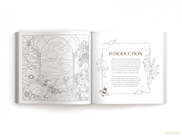 Enchanted: Color Your Way Through Nature's Hidden Gems - Cider Mill Press (E) [KSIĄŻKA]