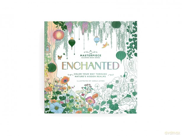 Enchanted: Color Your Way Through Nature's Hidden Gems - Cider Mill Press (E) [KSIĄŻKA]