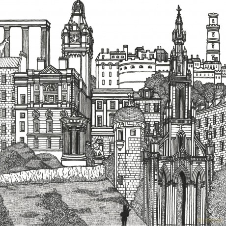 Enchanting British Cities Colouring Book - Leo Park [KSIĄŻKA]