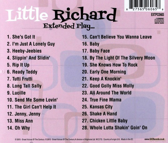 Little Richard: Extended Play [CD]