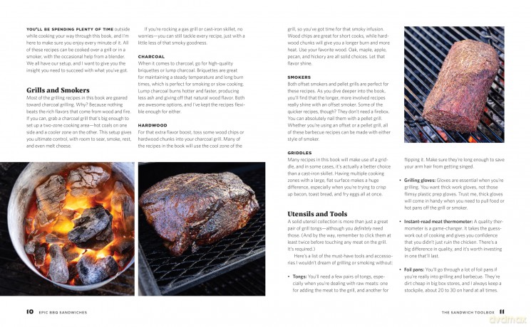 Epic BBQ Sandwiches: Next-Level Burgers, Melts, Sliders, Tacos, and More, Grilled or Smoked to Perfection - Brad Prose [KSIĄŻKA]