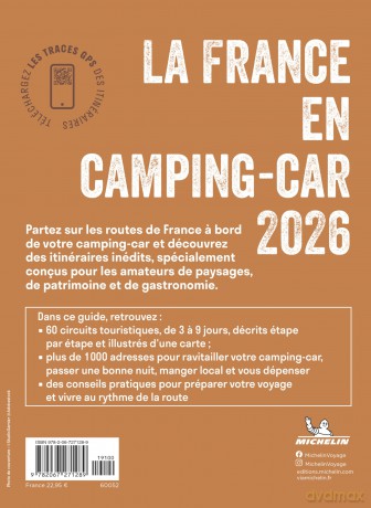 Escapades en Camping-car France 2026 - Michelin Camping Guides: Nouvelle version - Michelin [KSIĄŻKA]