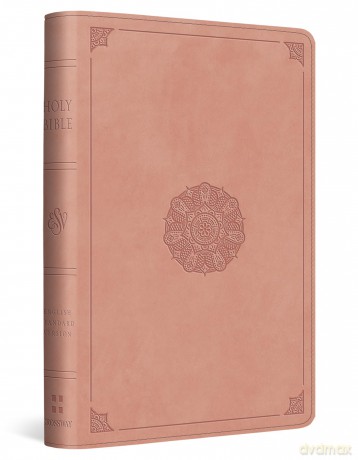 ESV Compact Bible (TruTone, Blush Rose, Emblem Design) [KSIĄŻKA]