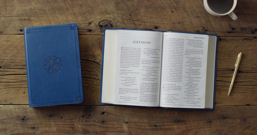 ESV Giant Print Personal Size Bible, Red Letter (TruTone, Deep Teal, Emblem Design) [KSIĄŻKA]