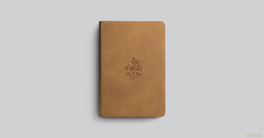 ESV Giant Print Personal Size Bible, Red Letter (TruTone, Nubuck Caramel, Wildflower Design) [KSIĄŻKA]