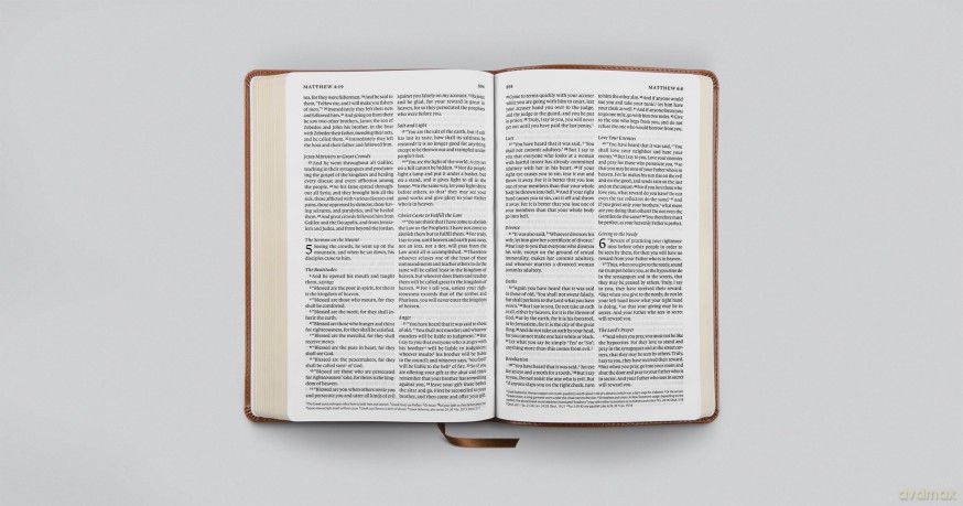 ESV Large Print Thinline Bible (TruTone, English Saddle, Emblem Design) [KSIĄŻKA]