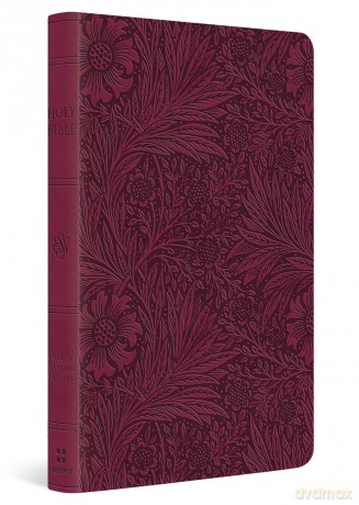 ESV Large Print Value Thinline Bible (TruTone, Raspberry, Floral Design) [KSIĄŻKA]