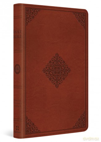 ESV Large Print Value Thinline Bible (TruTone, Tan, Ornament Design) [KSIĄŻKA]
