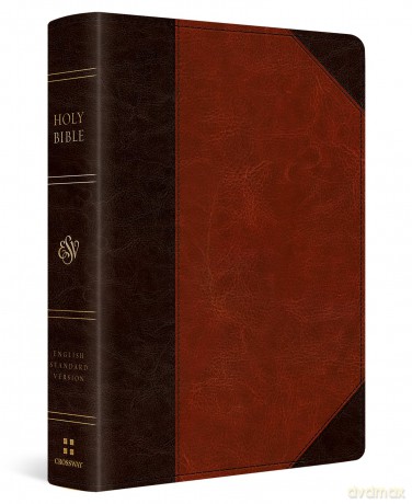 ESV Reader's Bible (TruTone, Brown/Cordovan, Portfolio Design): English Standard Version, Brown/Cordovan, Trutone, Portfolio Designreader's With Ribbon Marker [KSIĄŻKA]