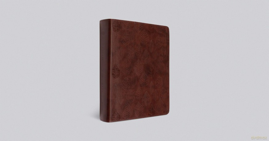 ESV Single Column Journaling Bible (TruTone, Chestnut, Leaves Design) [KSIĄŻKA]