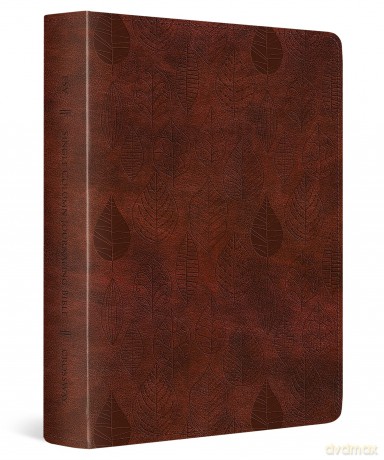 ESV Single Column Journaling Bible (TruTone, Chestnut, Leaves Design) [KSIĄŻKA]