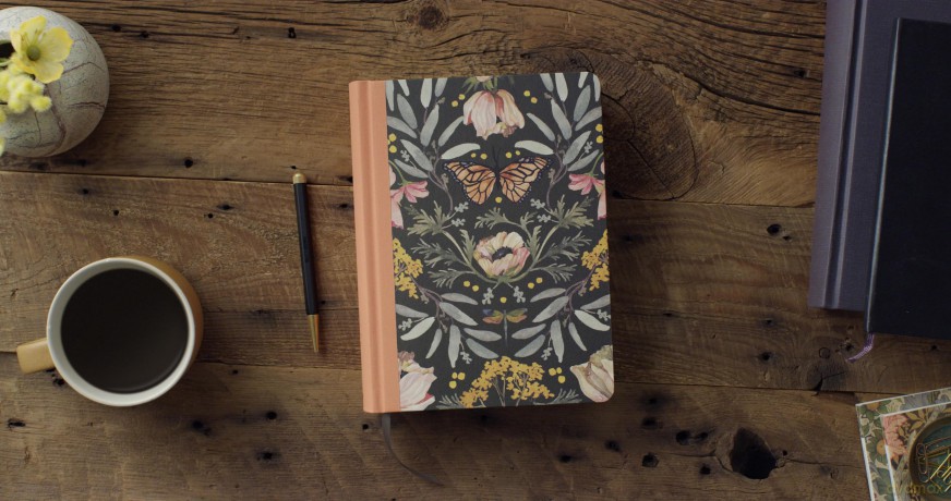 ESV Single Column Journaling Bible, Artist Series (Hardcover, Ruth Chou Simons, Be Transformed) [KSIĄŻKA]