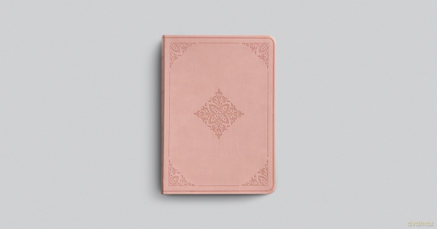 ESV Value Large Print Compact Bible (TruTone, Blush Rose, Fleur-de-lis Design) [KSIĄŻKA]