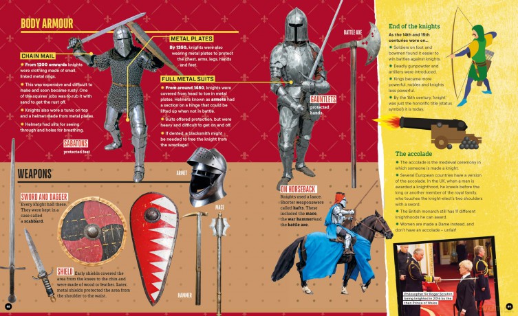 Factology: Castles: Open Up A World Of Information! - Button Books [KSIĄŻKA]