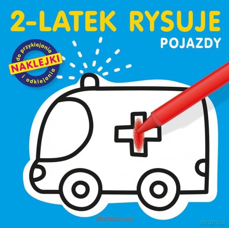 2-latek rysuje. Pojazdy [KSIĄŻKA]