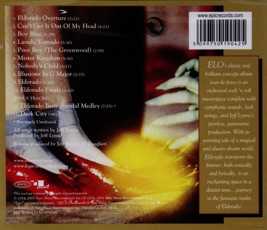 Electric Light Orchestra (ELO): Eldorado [CD]