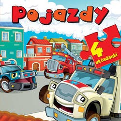 4 układanki - Pojazdy [PUZZLE]