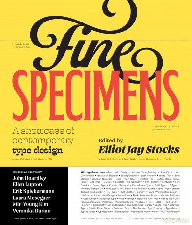 Fine Specimens: A Showcase of Contemporary Type Design - Elliot Jay Stocks [KSIĄŻKA]