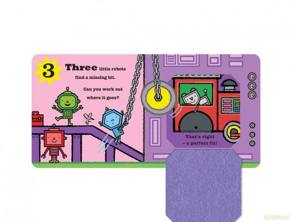 Five Little Robots: Lift-the-Flap - Mike Brownlow [KSIĄŻKA]